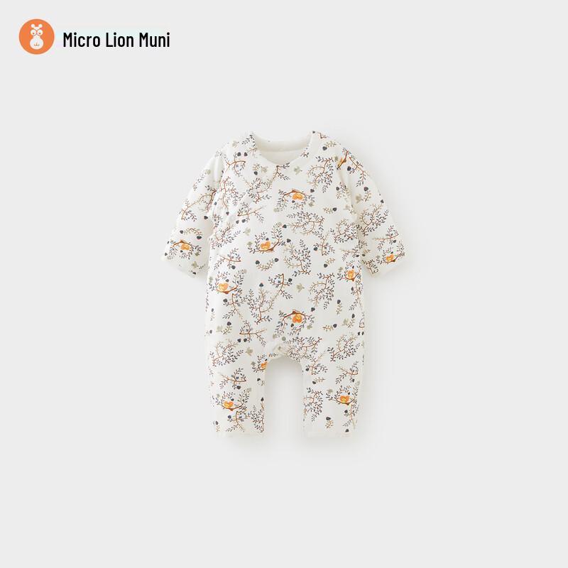 Weishi Muni Baby Padded Long-Sleeve Bodysuit 90