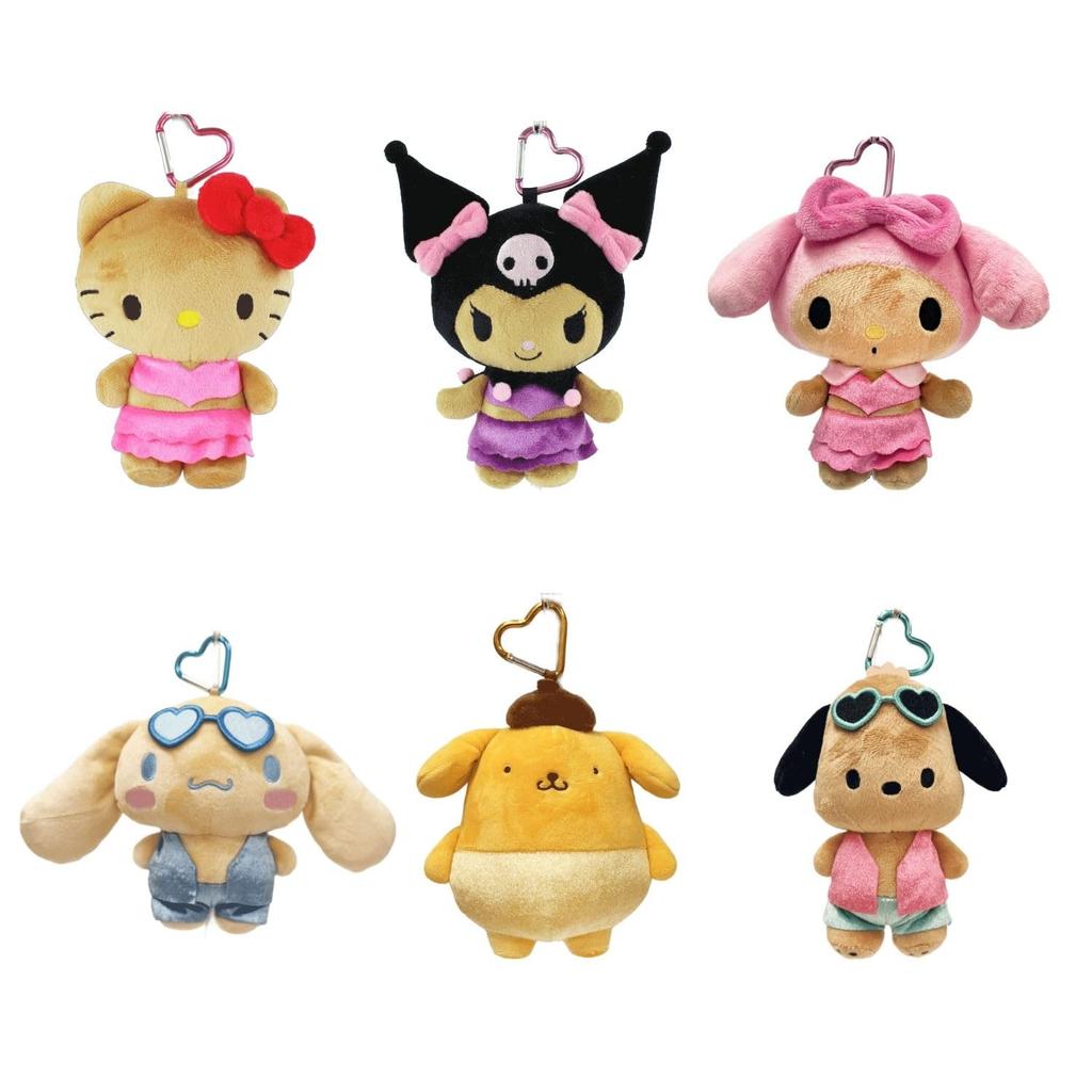 Yasuda Tsusho Sanrio Characters Suntan Mascot Series Pouch Hello Kitty W10xD8xH15cm KT Suntan Mascot Pouch Approx.