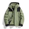 Couple's Autumn Winter Windbreaker: Thick, Velvet-Lined 3-in-1 Jacket for Live-Stream Sales