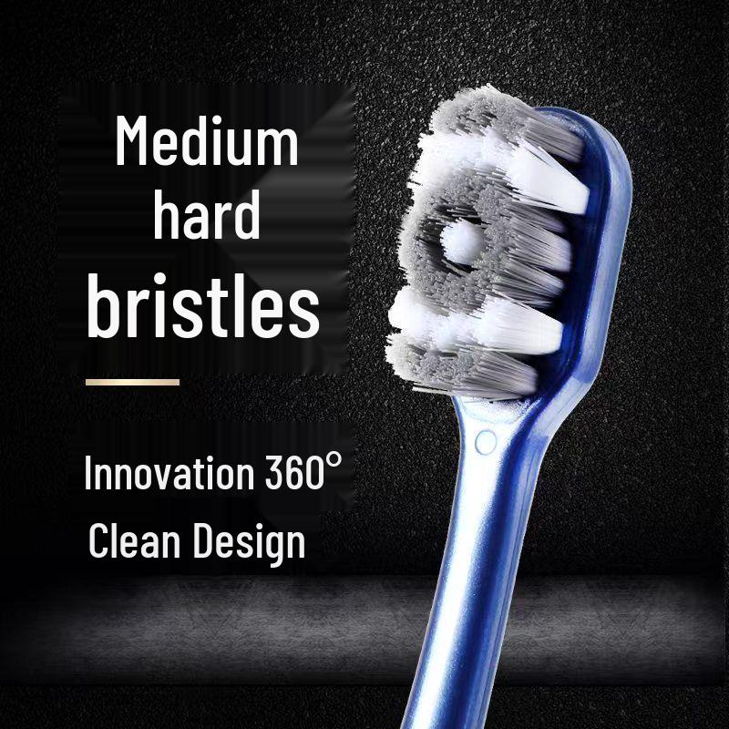 Durable Toothbrush Pack: Men's, Women's & Family – Extra Hard, Medium & Soft Bristles