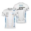 F1 Williams Team T-Shirt Carlos Sainz Formel 1 Alex Alben 2025 T-Shirt Herren Damen Kinder Fanshirt 3D Gedrucktes T-Shirt