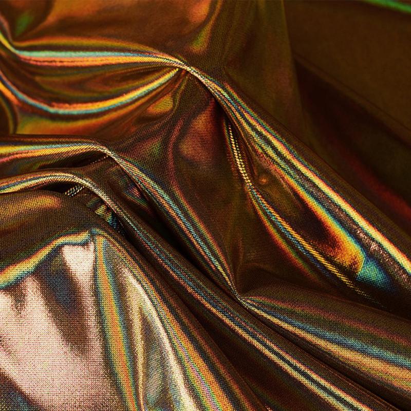 Glitter Laser Fabric Soft Shiny Liquid Iridescent Holographic Cloth DIY Sewing Stage Costume Wedding Party Background
