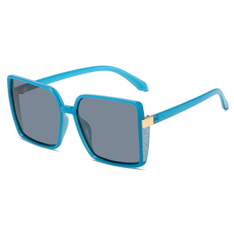 Sunglasses Women'S Square Large Frame Shows Face Small Street Shooting Driving Polarized Sunglasses Anti-Ultraviolet Tide