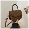 Trendy Vintage Saddle Bag 2024 Spring Summer New Versatile Tote Bag Stylish Casual Shoulder Crossbody Bag Wholesale