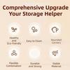 Dustproof Card Cable Organizer Box with Lid Charger Wire Organizer  Tech Accessories Storage