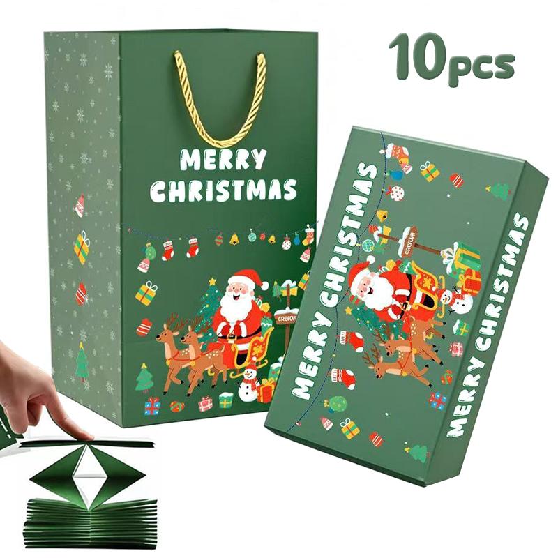 Коробка-сюрприз взрыв для денег, Складная выскакивающая коробка-сюрприз, Рождественская коробка-сюрприз