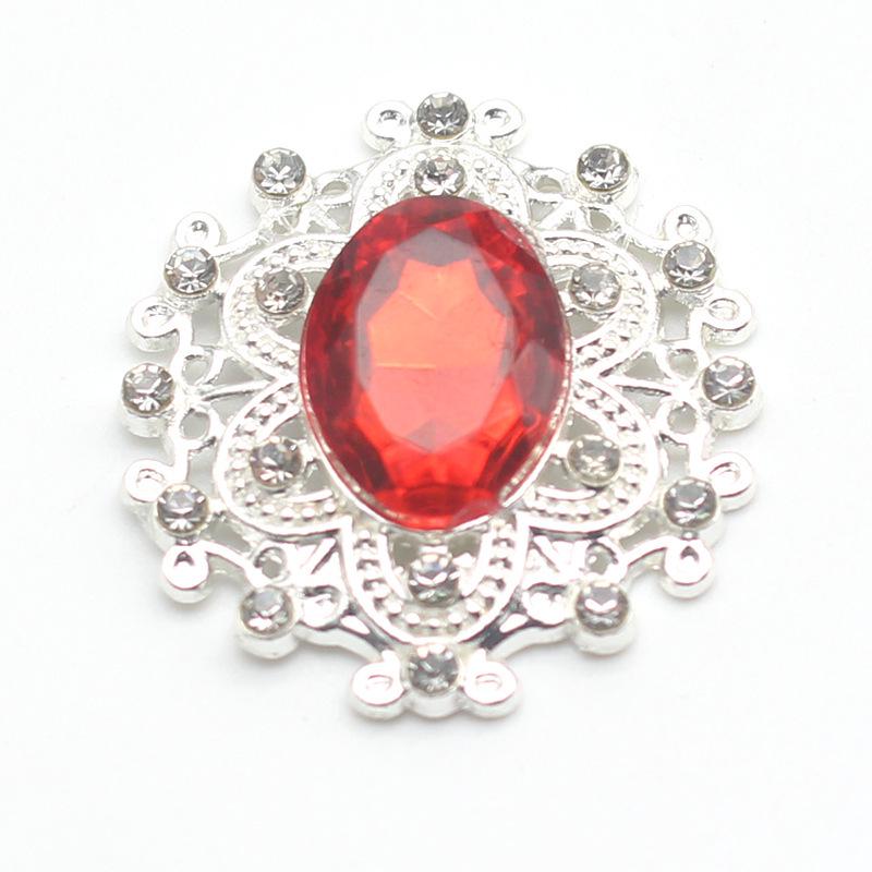 DIY Gift Box: Small 25x26mm Alloy Snap Button, Flat Bottom Rhinestone & Acrylic Rhinestone Button Accessories