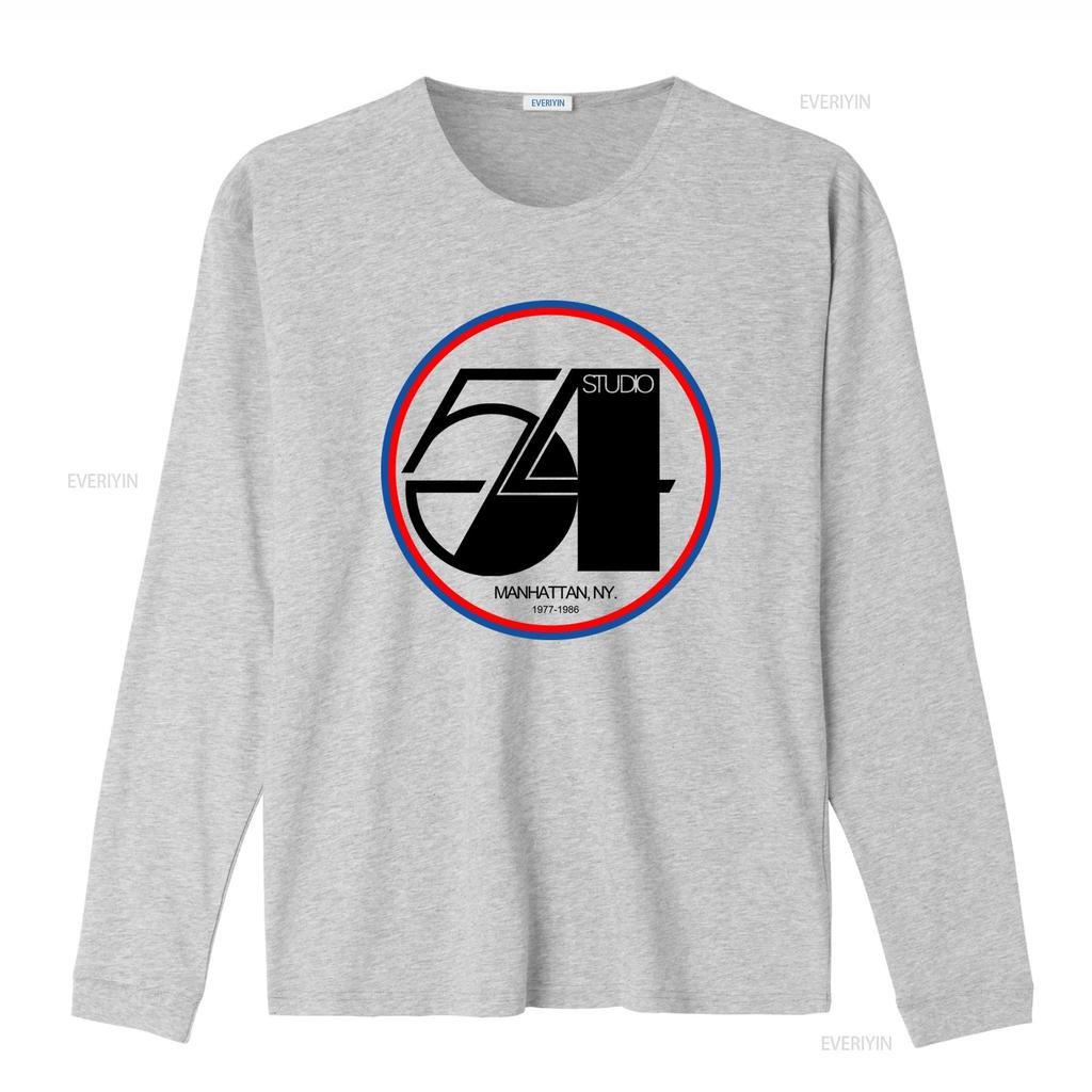 Studio 54 T Shirt Manhattan NY 1977 1986 Retro Design Vintage Washed Streetwear Stretched Designer Clothes Comfortable Casual