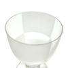 HERMES Damier Checkerboard cup wine glass Crystal glass clear