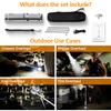 Telescopic Camping Light 15600mAh Rechargeable Camping Lantern with Storage Bag Dimmable Magnetic Tent Lamp Waterproof Emergency