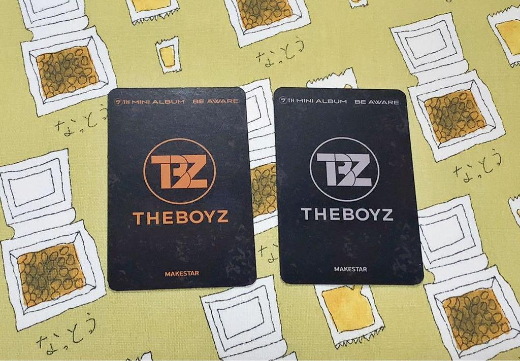 [USED] THE BOYZ Younghoon BE AWARE makestar trading card set
