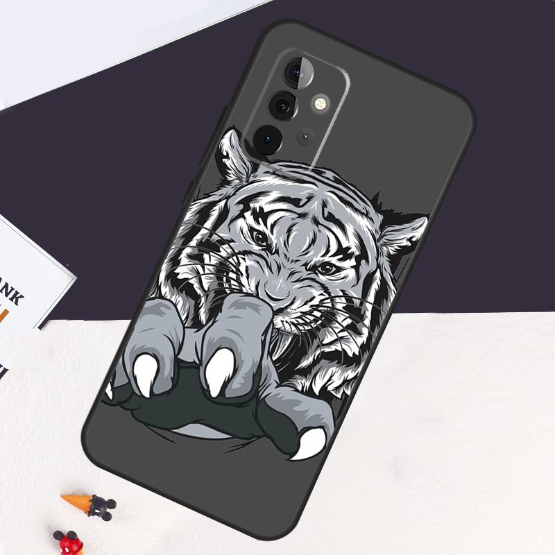 Lion Tiger Face Case For Samsung Galaxy A05 A06 A26 A16 A56 A36 A22 A32 A52 A54 A34 A14 A55 A15 A53 A33 A35