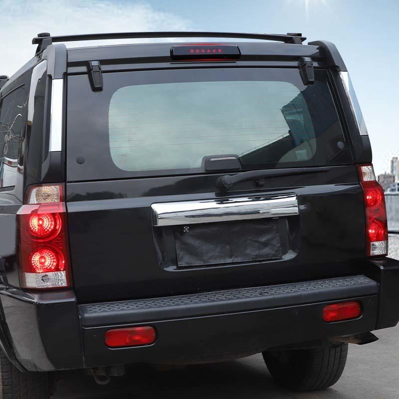Car High Mounted Brake Light Lamp Decoration Stickers For Jeep Grand Commander 2006-2010 Car Exterior Accessories, Smocked Black.