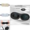 3d Stereoscopic Light Blocking Breathable Sleep Eye Mask For Travel And Sleep Improvement