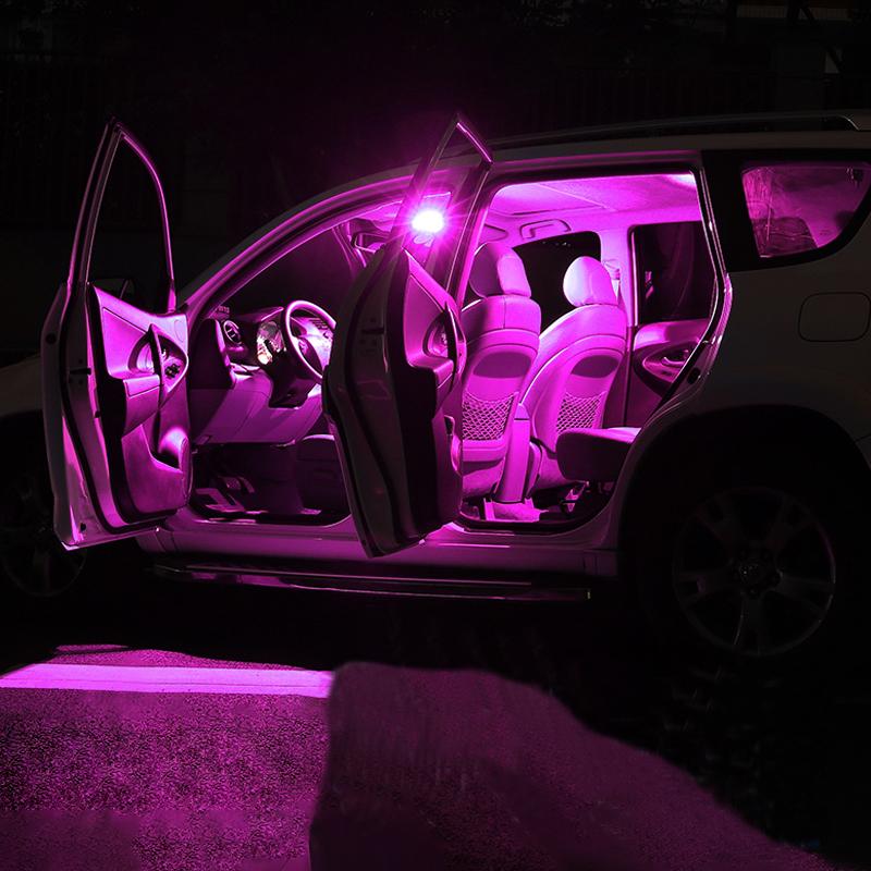 VRT4  For MG ZS EZS EV 2017 2018 2019 2020 6pcs Car LED Bulbs Interior Dome Reading Lamp License Plate Trunk Light Accessories