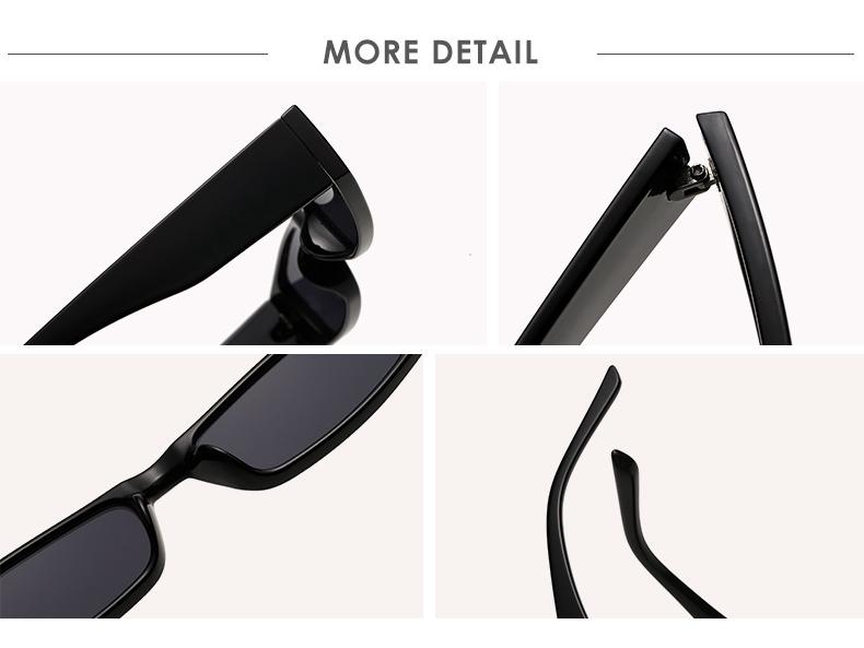 Trendy Retro Small Frame Square Sunglasses for Women & Men - S21101