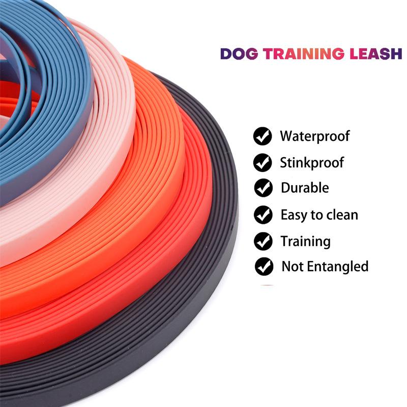 

Dog 10-meter traction rope training waterproof and wear-resistant dog training rope medium and large dog explosion-proof outdoor dog walking rope 5 meters (note width and thickness)