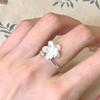 VENTFILLE 925 Sterling Silver Ring for Women Girl Flower Retro Romatic Office Bohemia Jewelry Gift Dropshipping Wholesale