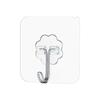 Strong No-Drill Multi-Functional Acrylic Hook with Child-Safety Buckle and Traceless Patch Storage Rack