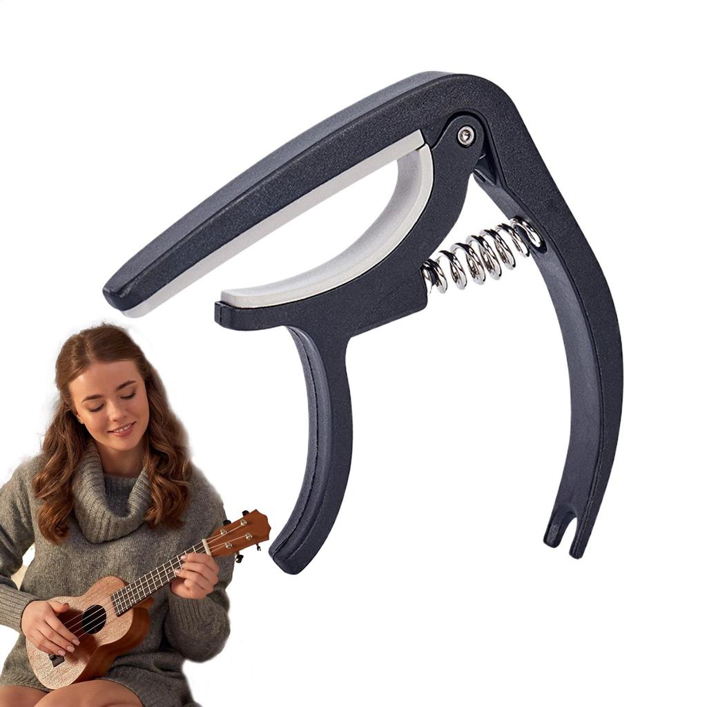 Guitar Capo Classical Guitar Tuning Capo Portable Spring Action Grabber Multifunctional Guitar Accessories For Folk Guitar