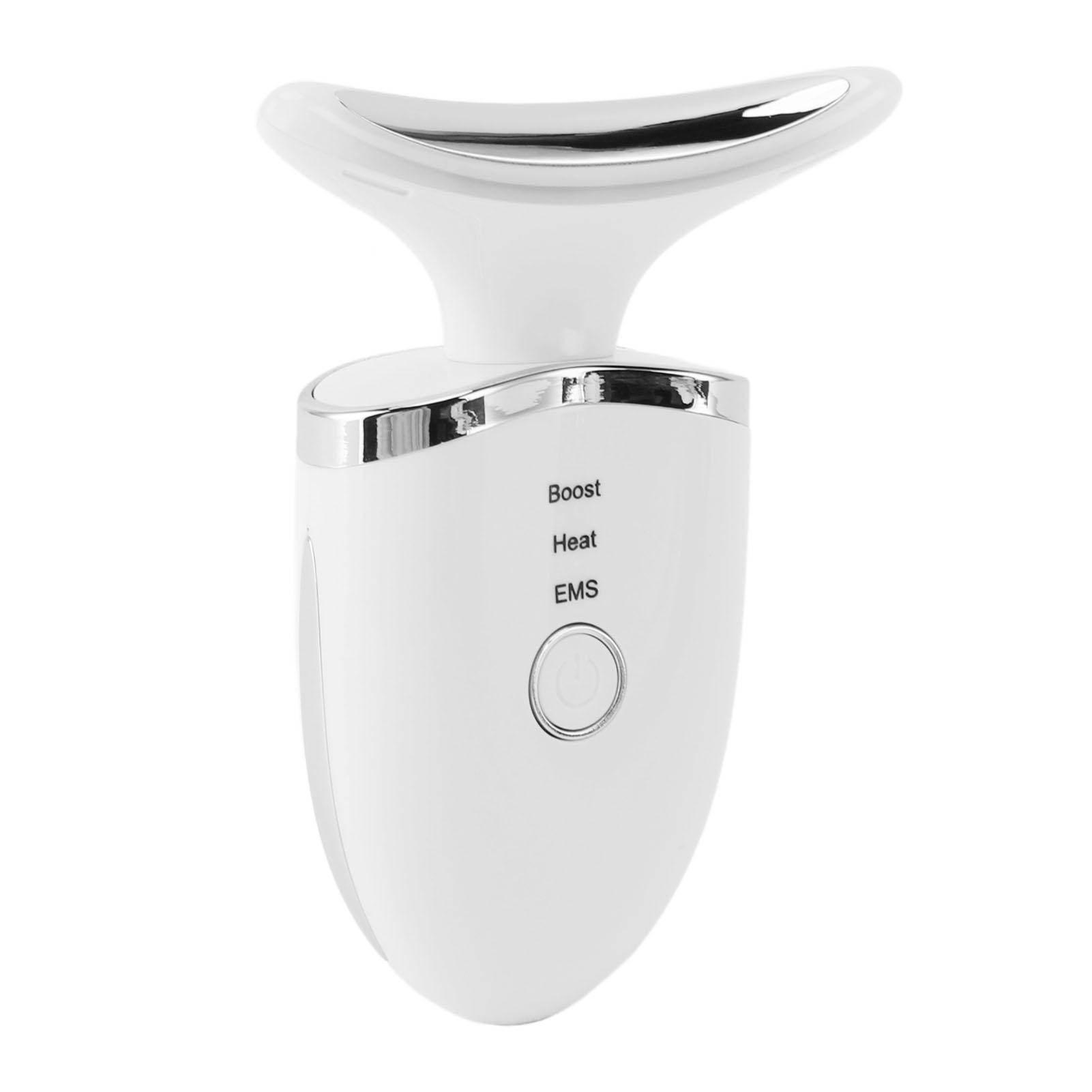 

Массажер для лица и шеи с горячим компрессом и микротоком для подтяжки кожи шеи с цветным покрытием