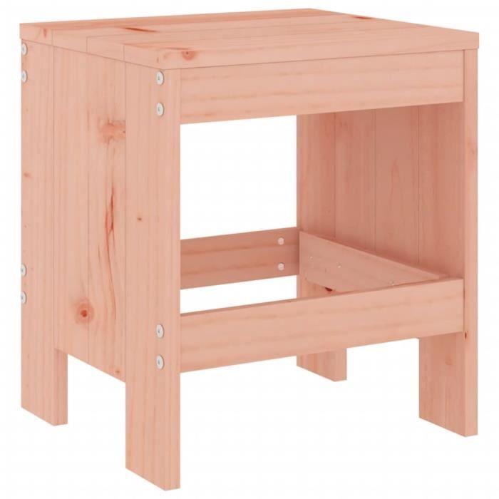VidaXL Tabourets de jardin 2 pcs 40x36x45 cm bois massif Douglas 825343