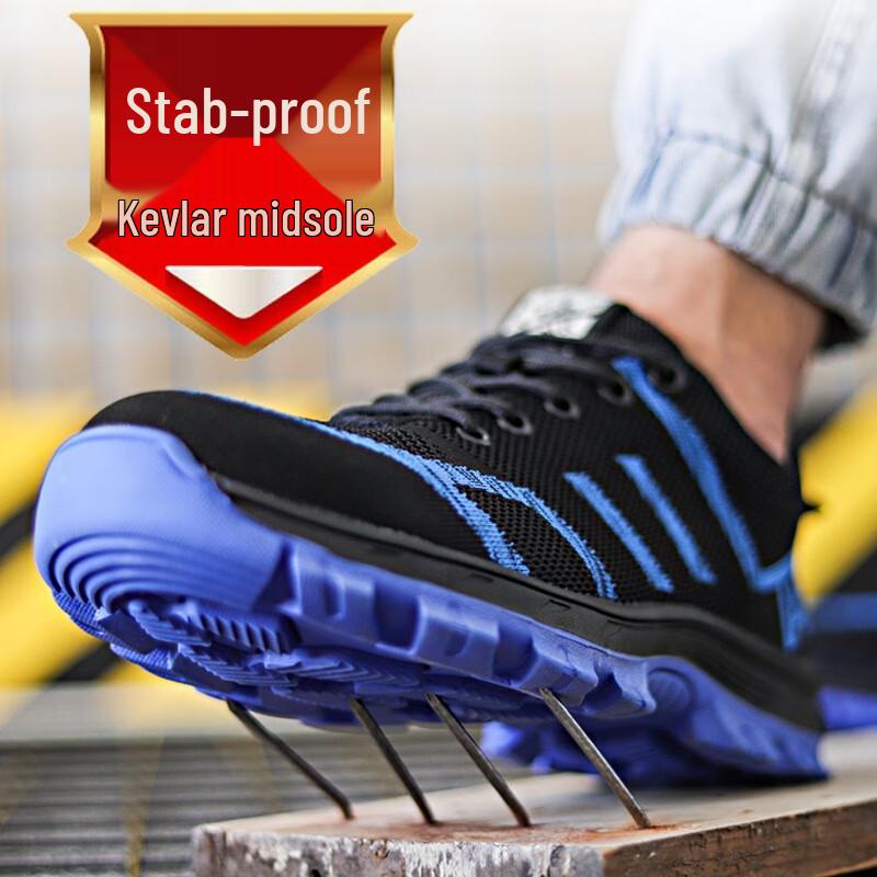 Longchan Unisex Steel Toe Breathable Safety Work Shoes