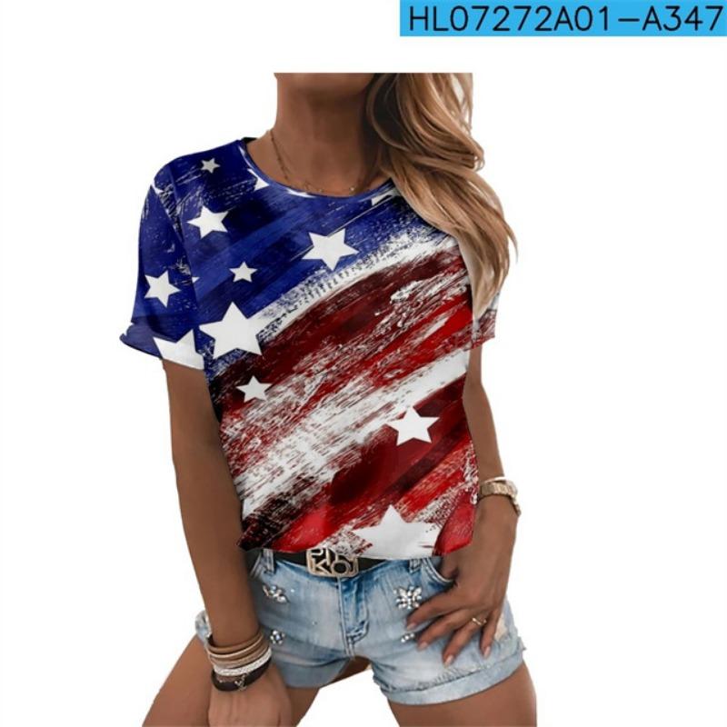 USA National Flag 3D printed t shirt men women American Independence Day Graphic t-shirt casual Harajuku tshirt tops