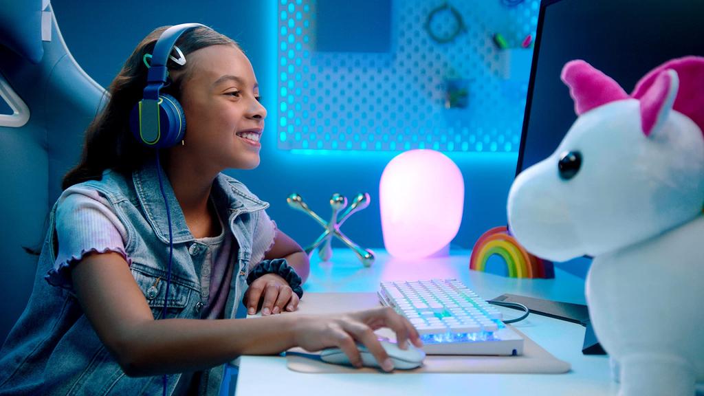 Adopt Me! Neon Unicorn 12-inch Light-Up Plush - Soft and Cuddly - 3 Light-Up Modes - Direct from the #1 Game - Kids' Toy - Ages 6+