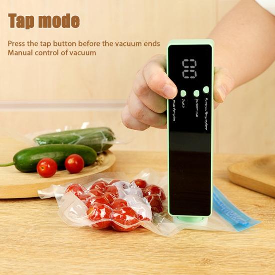 Sigilator Alimentar cu Vid Afișaj Digital 60kPa Aspirație Puternică Moduri Multiple