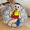 1pc Bubble Gum, Comic Book Themed High-quality Umbrella,Automatic Opening and Closing Umbrella,Multi-functional Umbrella G0811117