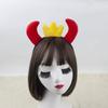 Nastavitelná Halloweenská čelenka s rohy na kostýmové večírky Měkký lehký vlasový doplněk Děti Dospělí Sváteční oslava