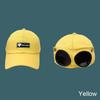 Reverse Glasses Cap Fashion Personality Baseball Cap Adjustable Cotton Casual Cap Cool Outdoor Sun Hat