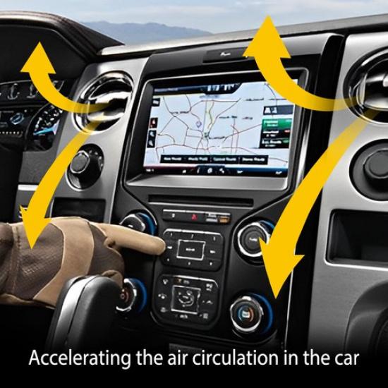 Black Fits 2009-2014 Ford F150 AC Dashboard Heater Air Louvre Vent 9L3Z1989A