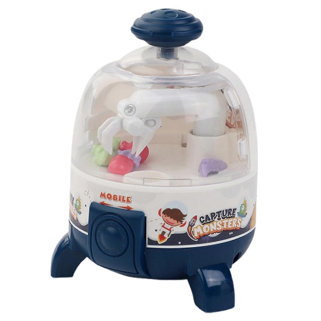 Machine for Kids Toy 24 Tiny Stuff Prizes Dinosaur Game Miniature for 3 4 5 6 7 Year Old Boys Girls Fingertip Toys (Blue)