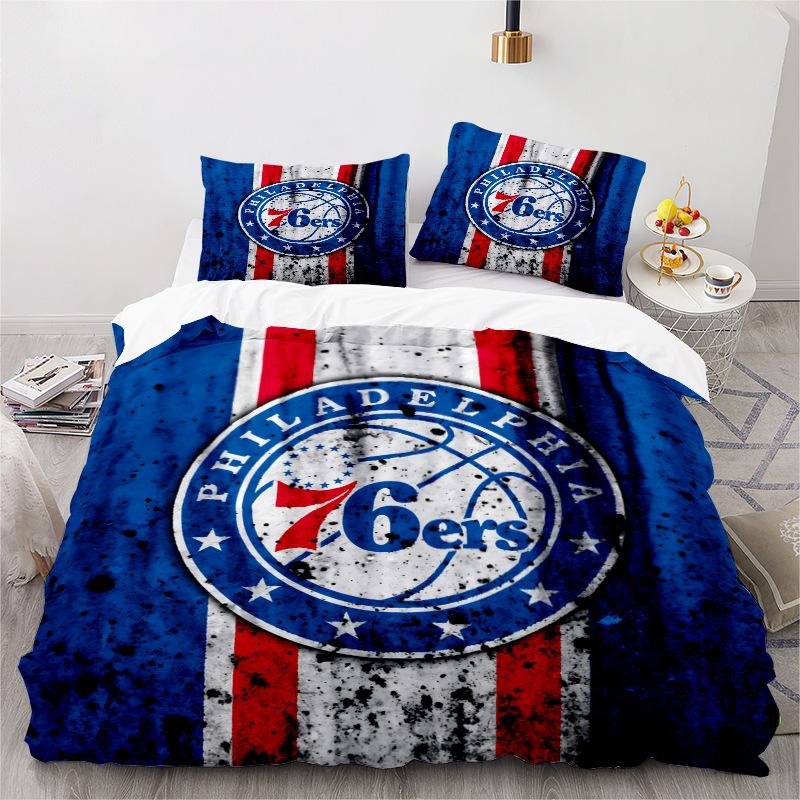 Team Series 3D Digital Printing Three-Piece Bedding Kit Sheet Quilt Cover