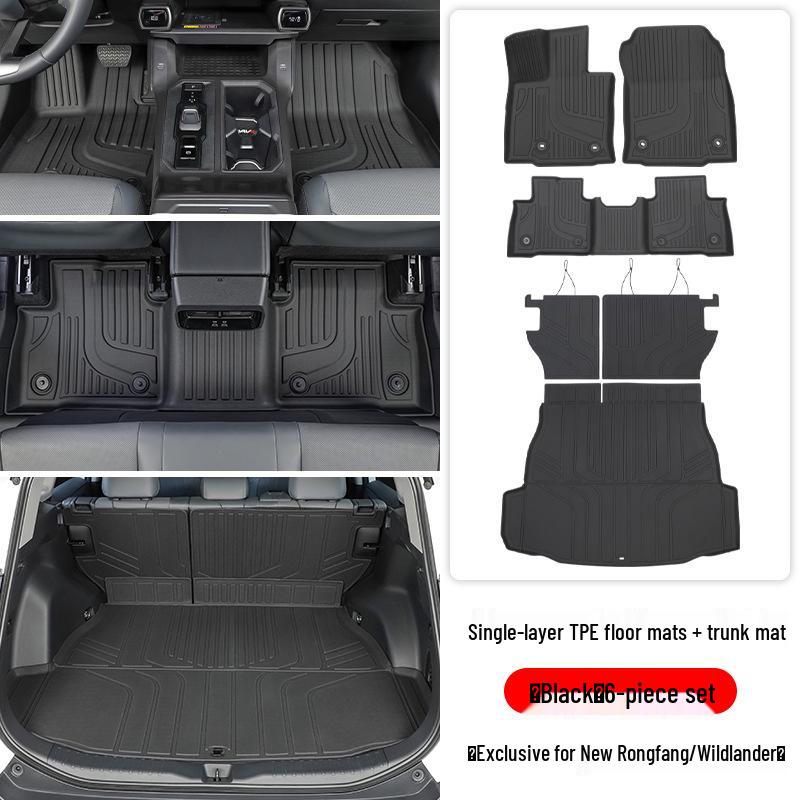Toyota RAV4 Trunk Mat - Compatible with 26 Models, TPE Material for Highlander, Custom Decorative Mat