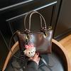 Sensation Maillard portable bucket bag women's new retro shoulder bag fashion commuter messenger bag