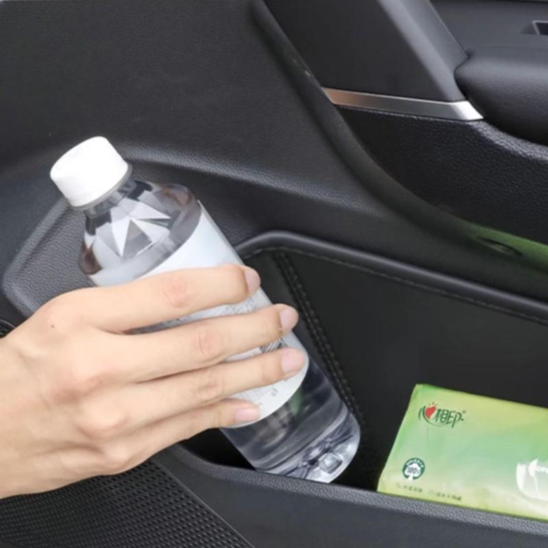 For VW Volkswagen Tayron 2026-2026 Car Door Slot Storage Box Leather Protective Pad Cover WaterProof Barrel Accessories