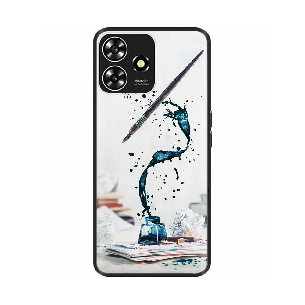 Für ZTE Blade V50 Smart Case Schutzhülle Für ZTE V50 Design 4G Cartoon Bemalt Weiches TPU Funda Für ZTE Axon 50 Lite Hülle