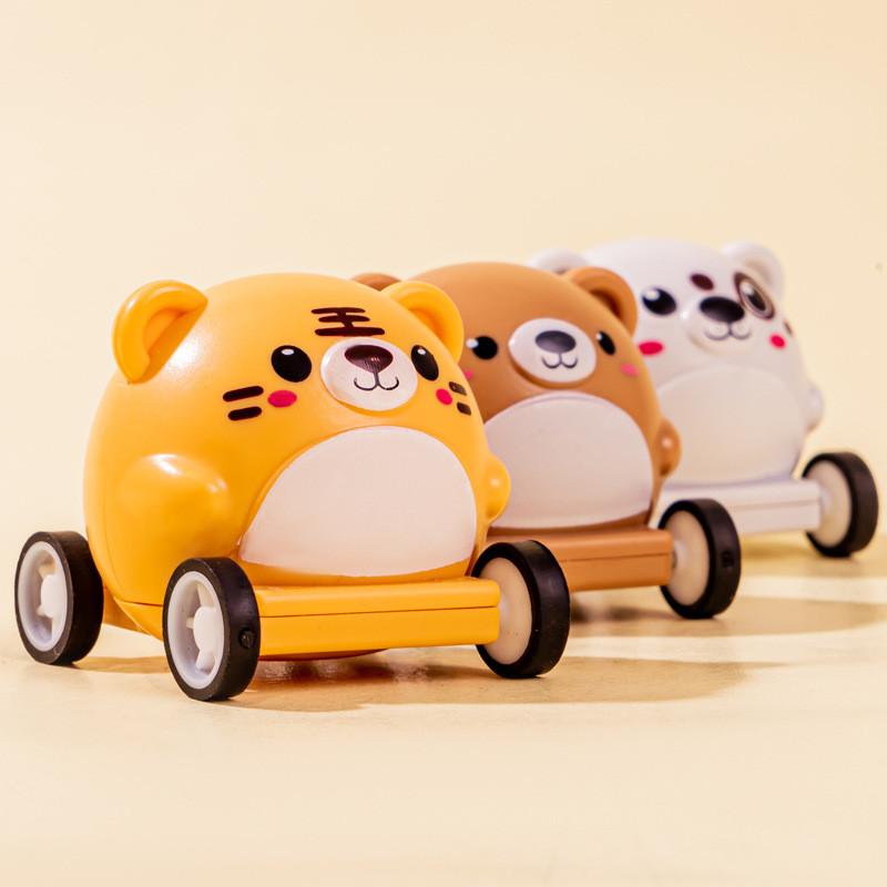 Animal Themed Inertia Toy Car For Kids With Interactive Play And Durable Plastic Material