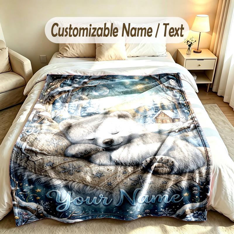 Fantasy Magie Thema Individuelle Decke Personalisierter Name & Text Maßgeschneiderte Weiche Warme Überwurfdecke Heimdekoration