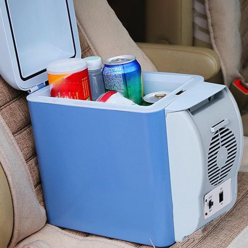 Portable Refrigerator For Car Travel Electric Fridge 7.5L Quiet Double-Mode Portable Refrigerator For Bedroom RV Kitchen Camping