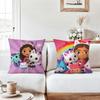 Cartoon cute G-Gabbys D-Dollhouse  Pillow Case Office Cushions Suitable For Sofa Car Bedroom Decorative Cushion Cover