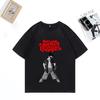 Nina Chuba Tops Grandes Tailles Vintage T-shirt Hommes Femmes Manches Courtes Vêtements Mode Graphiques T-shirt Hip Hop 100% Coton T-shirts