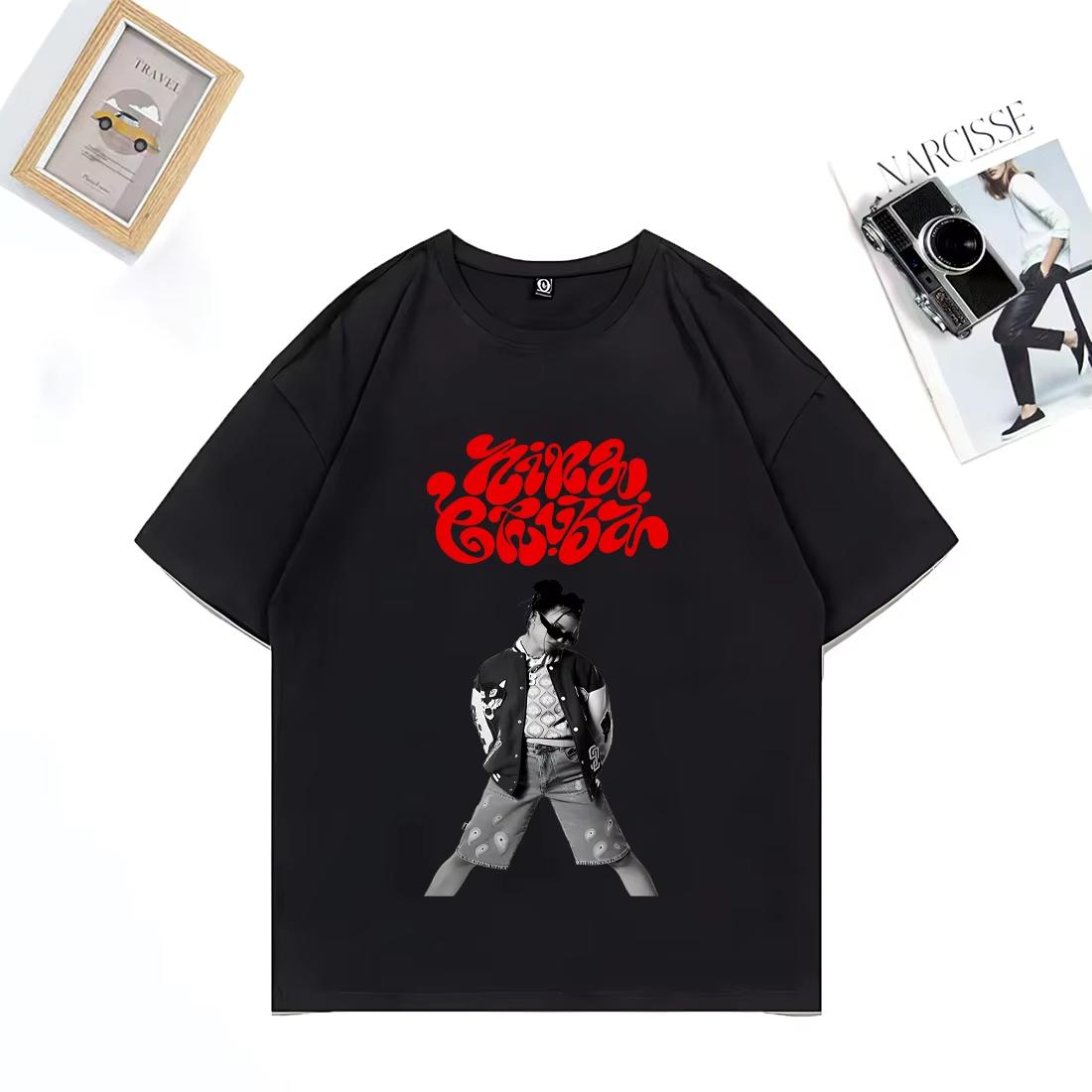 

Nina Chuba Plus Size Tops Vintage T Shirt Men Women Short Sleeve Clothing Fashion Graphics T Shirt Hip Hop 100 Cotton Tshirts 5XL різнокольоровий