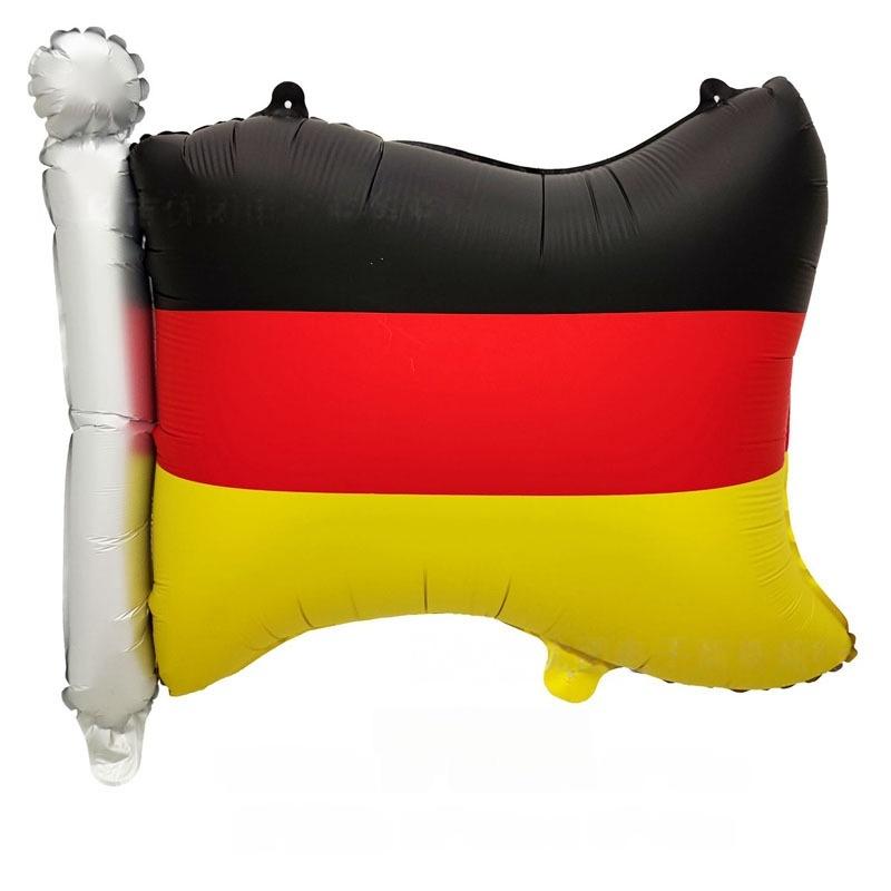 Football themed flag aluminum foil balloons - Argentina/Mexico/USA/Brazil/Belgium/Germany/Spain/Portugal/England/Canada/France 24INCH