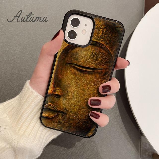 Buddha Phone Case for iPhone 11 12 13 14 Pro Max Mini X XR XS SE 2020 5 6S 7 8 Plus Samsung Galaxy S21 S22 Cover Shell