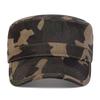 Unisex Camouflage With Pores Series Flat Top Baseball Caps Spring Autumn Sailor Hats Men Flat Top Captain Military Caps
