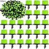 10/100Pcs Adjustable Micro Flow Dripper For 4/7Mm Pvc Hose Garden Watering Irrigation Misting Drip Head Sprinkler